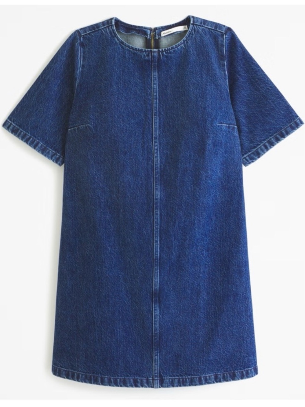 Abercrombie & Fitch Short Sleeve Denim Shift Mini Dress Size Small